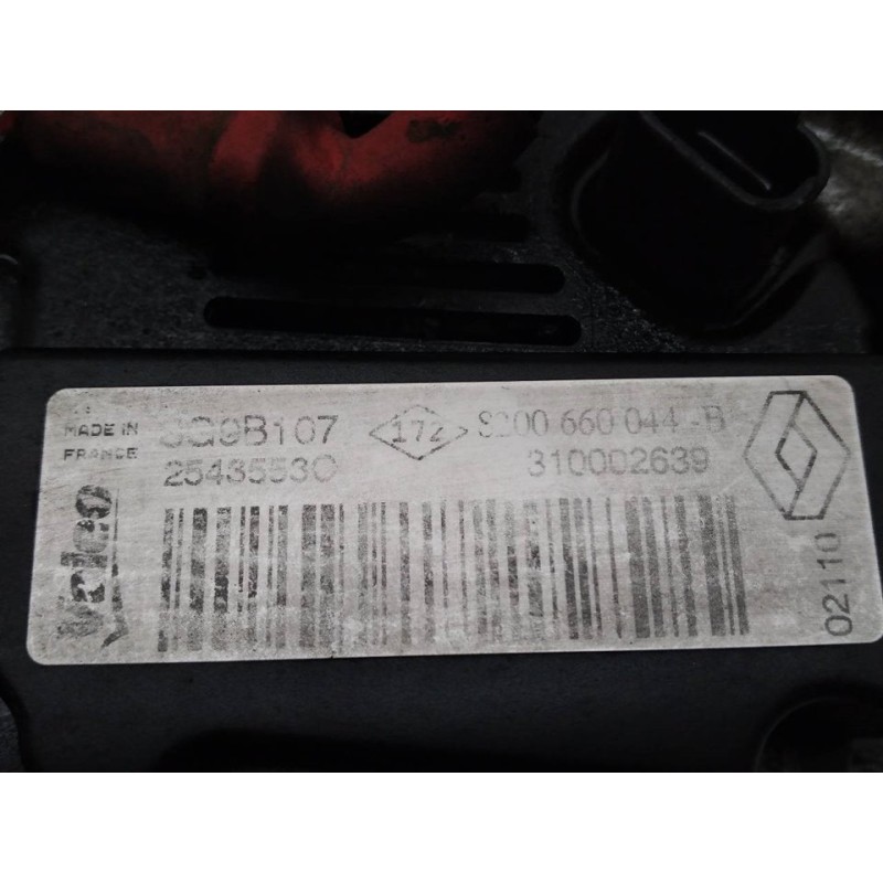 Recambio de alternador para dacia sandero laureate referencia OEM IAM 2543553C  VALEO - Rojo 4
