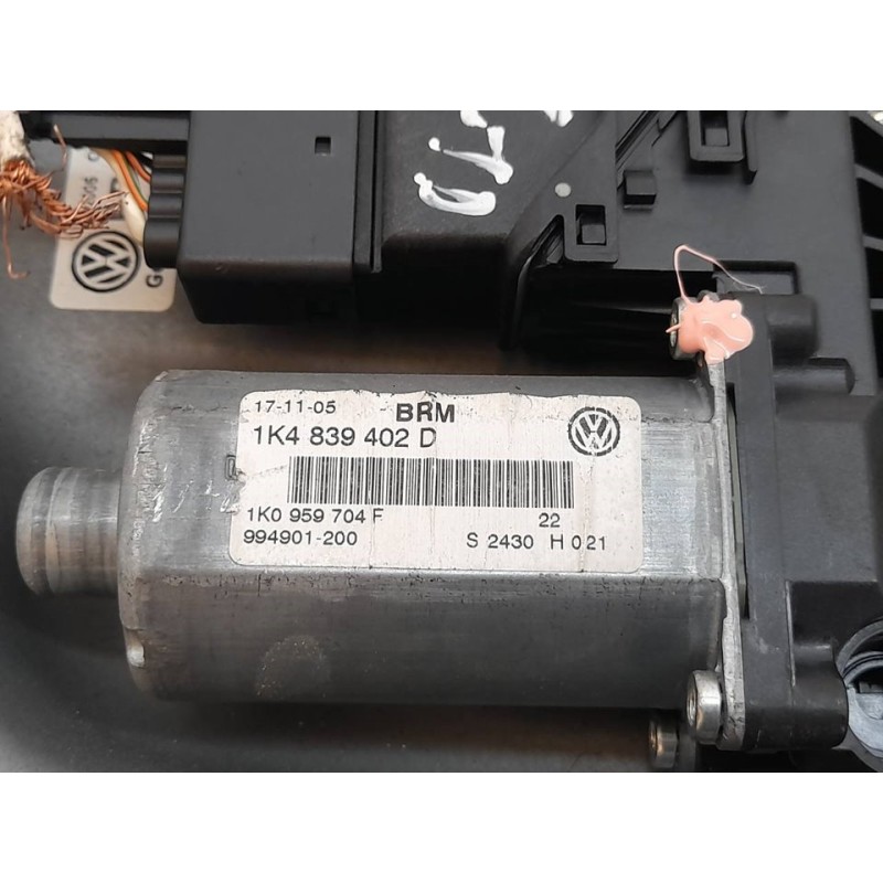 Recambio de elevalunas trasero derecho para volkswagen golf v berlina (1k1) sportline referencia OEM IAM 1K4839402D 2