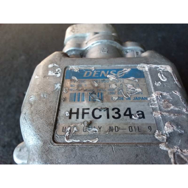 Recambio de compresor aire acondicionado para fiat brava (182) 1.9 turbodiesel referencia OEM IAM 4425002071 TV12SC DENSO 4