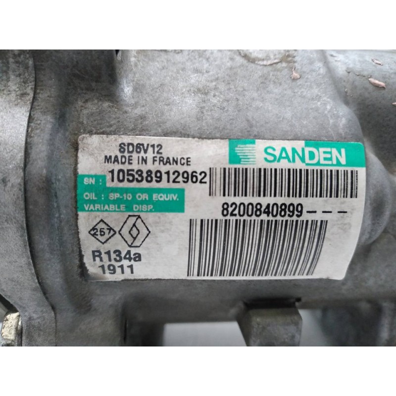 Recambio de compresor aire acondicionado para dacia sandero laureate referencia OEM IAM 820084089 1911 - Rojo 3
