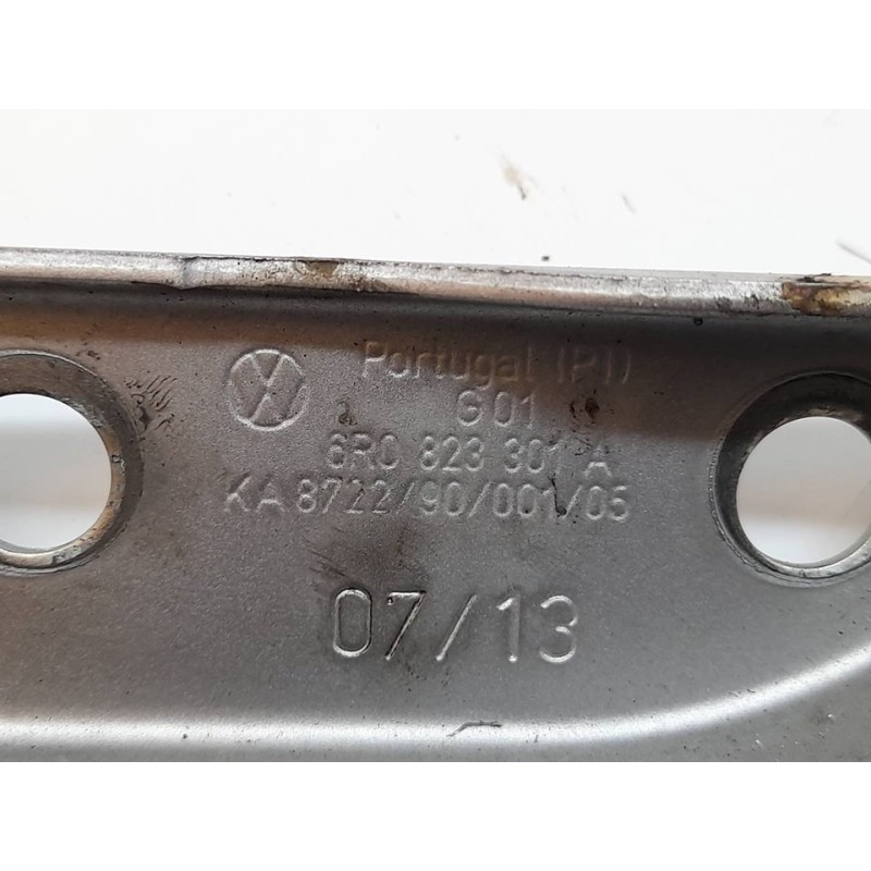 Recambio de bisagra capot izquierda para volkswagen polo (6r1) advance referencia OEM IAM 6R0823301A 2