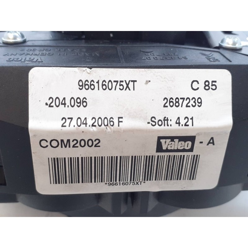 Recambio de mando luces para peugeot 1007 urban referencia OEM IAM 96616075XT 3