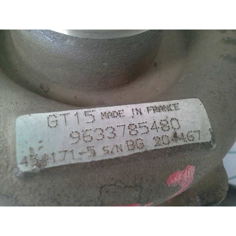 Recambio de turbocompresor para citroën xantia berlina 1.9 turbodiesel referencia OEM IAM 9633785480 132658 132658 2