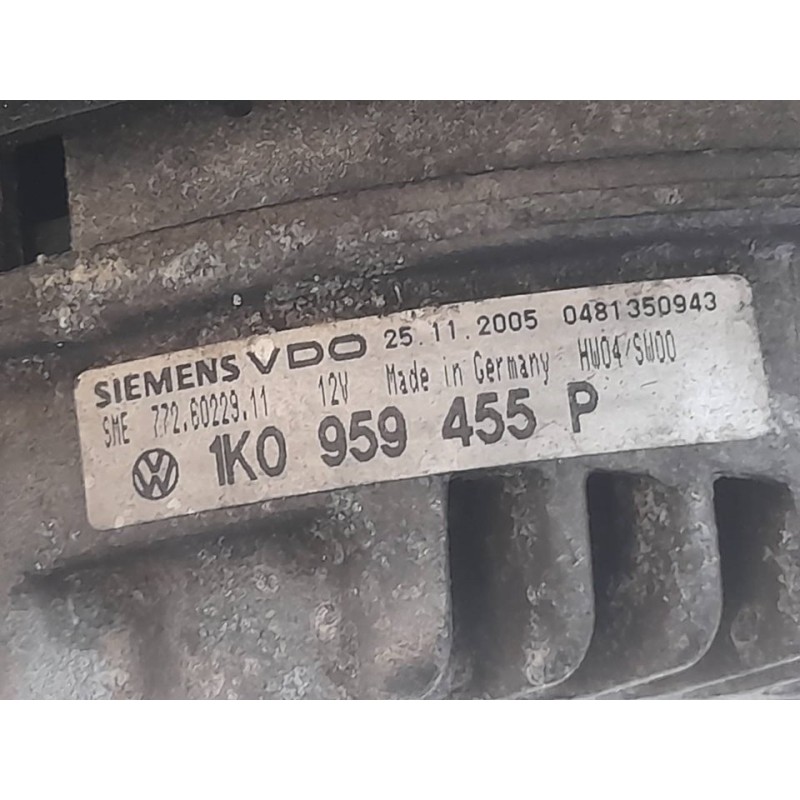 Recambio de electroventilador para volkswagen golf v berlina (1k1) sportline referencia OEM IAM 1K0959455P 2