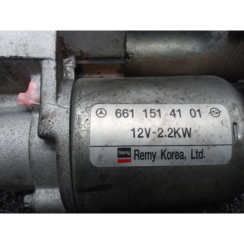 Recambio de motor arranque para ssangyong rodius xdi referencia OEM IAM 6611514101  REMY - Negro 6
