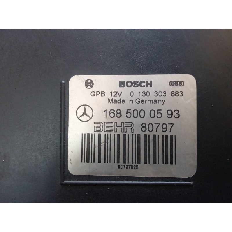 Recambio de electroventilador para mercedes-benz vaneo (w414) furgoneta compacta 1.6 (414.700) referencia OEM IAM 0130303883 168 - Negro 2