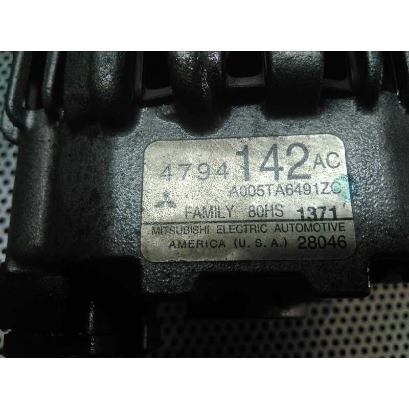 Recambio de alternador para chrysler neon (pl) 1.6 lx referencia OEM IAM A005TA6491Z 4794142AC 5