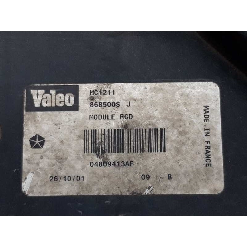 Recambio de electroventilador para chrysler grand voyager 2.5crdi referencia OEM IAM 868501E  VALEO - Negro 6