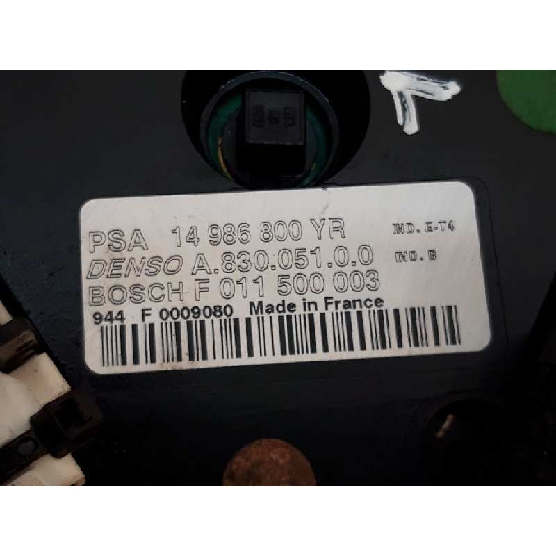 Recambio de mando climatizador para fiat ulysse (179) 2.2 jtd dynamic referencia OEM IAM 14986800YR A83005100 BOSCH/ DENSO - Negro 2