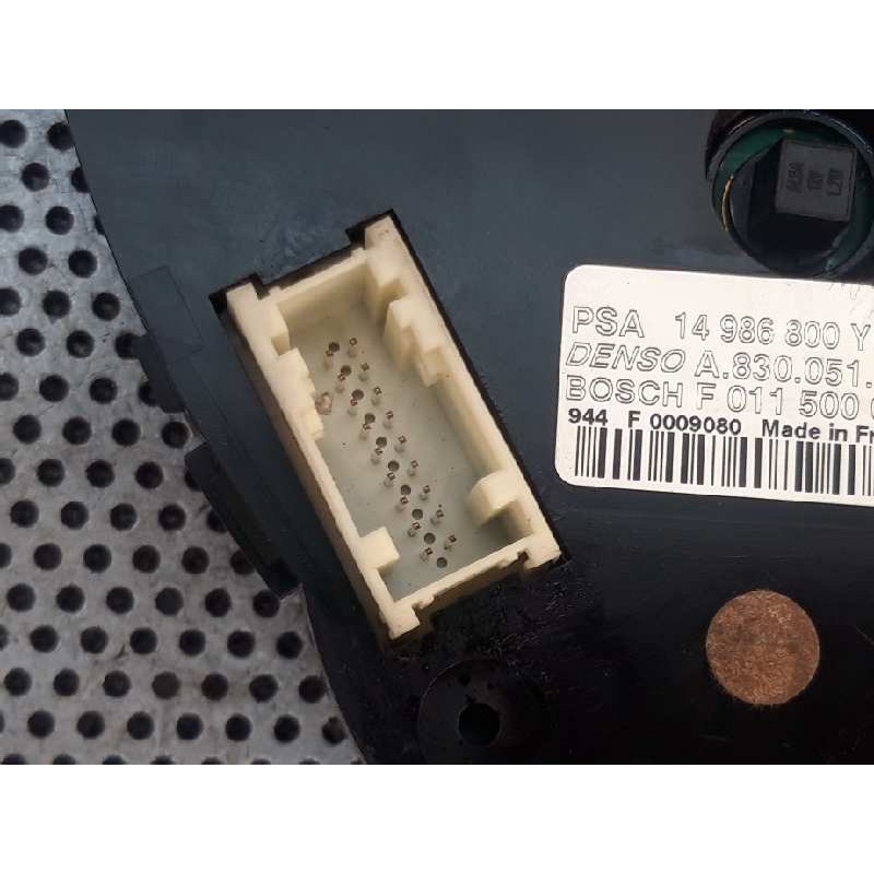 Recambio de mando climatizador para fiat ulysse (179) 2.2 jtd dynamic referencia OEM IAM 14986800YR A83005100 BOSCH/ DENSO - Negro 3