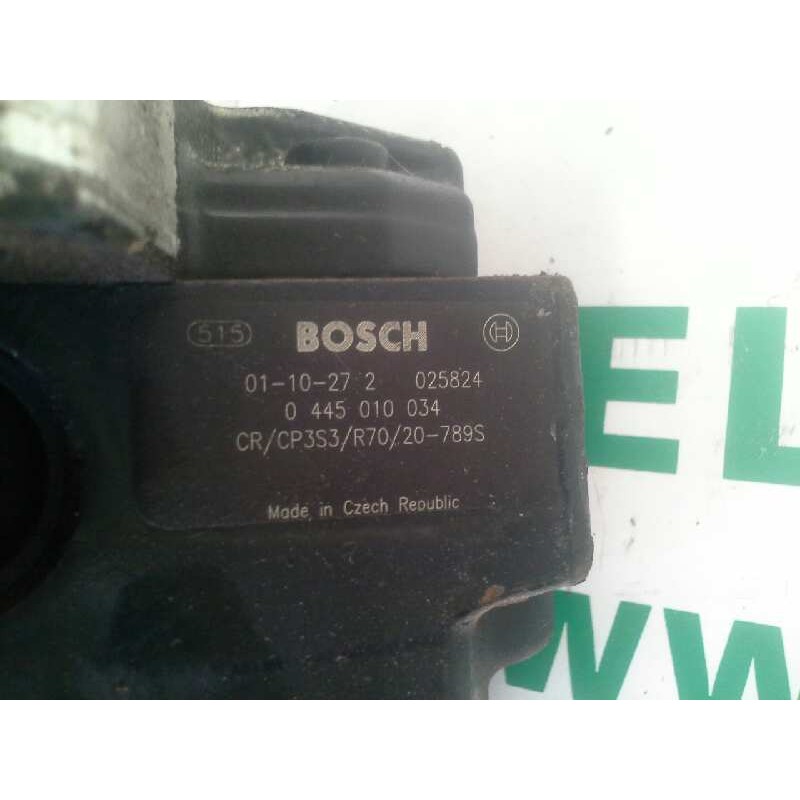 Recambio de bomba inyeccion para chrysler grand voyager 2.5crdi referencia OEM IAM 0445010034  BOSCH - Negro 3