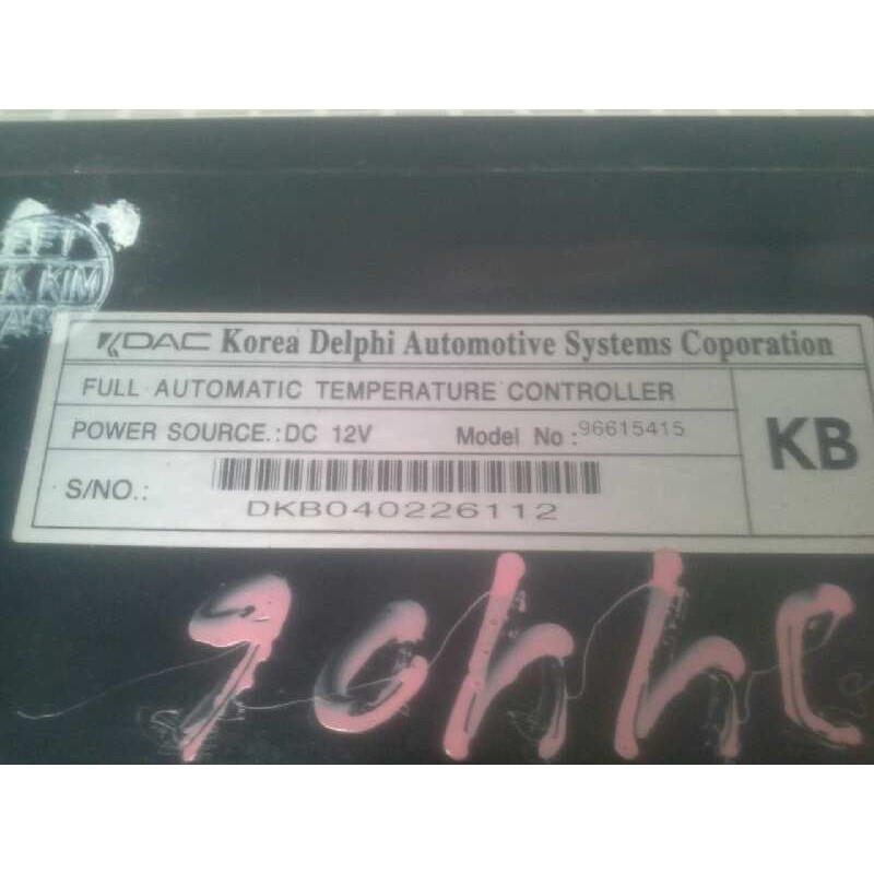 Recambio de mando climatizador para daewoo lacetti 1.6 cat referencia OEM IAM 96615415 KB DAC - Azul 3