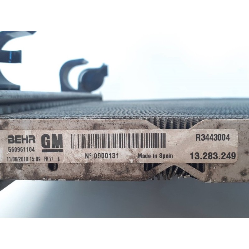 Recambio de radiador agua para opel meriva b essentia referencia OEM IAM 13283249 - Rojo 2