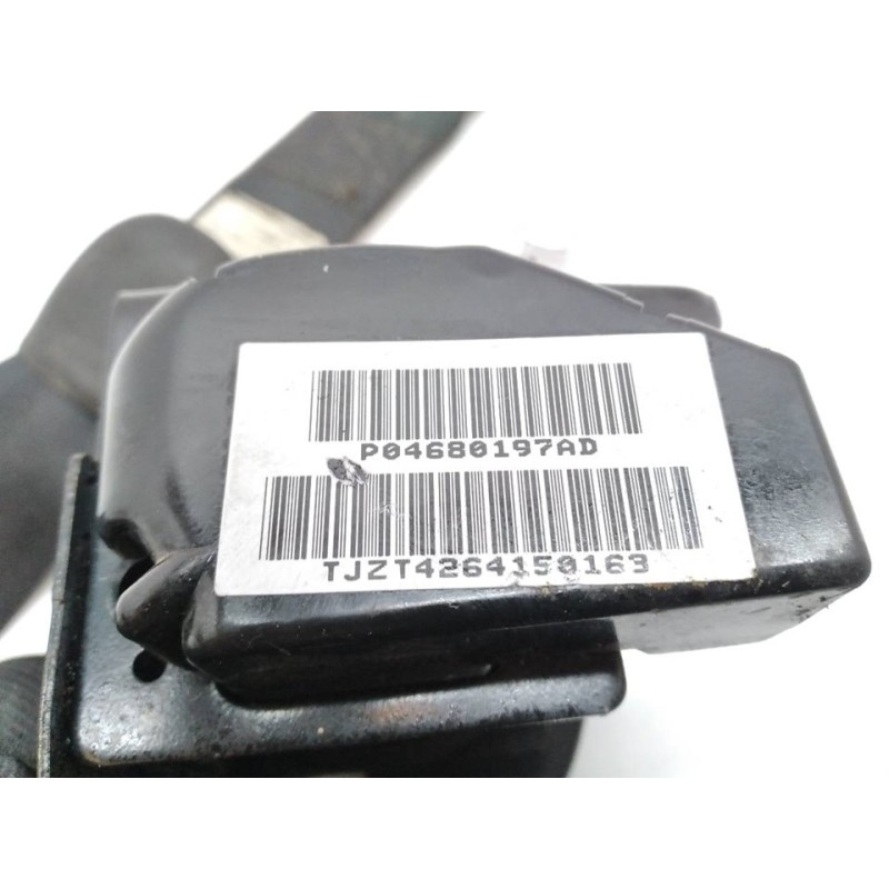 Recambio de cinturon seguridad trasero izquierdo para chrysler grand voyager 2.5crdi referencia OEM IAM P04680197AD - Negro 4