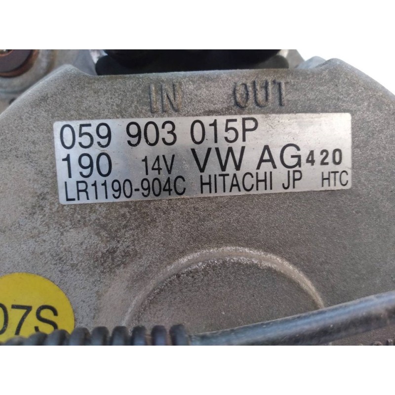 Recambio de alternador para audi a8 (4e2) 4.0 tdi quattro referencia OEM IAM 059903015P 3