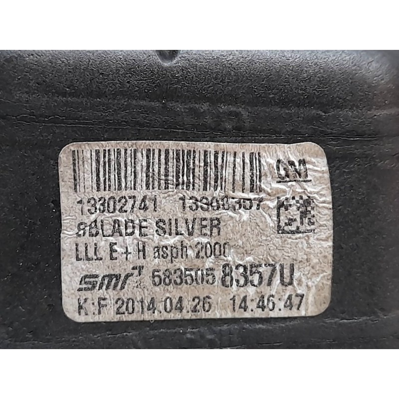 Recambio de retrovisor izquierdo para opel astra j lim. selective referencia OEM IAM 13302741 3