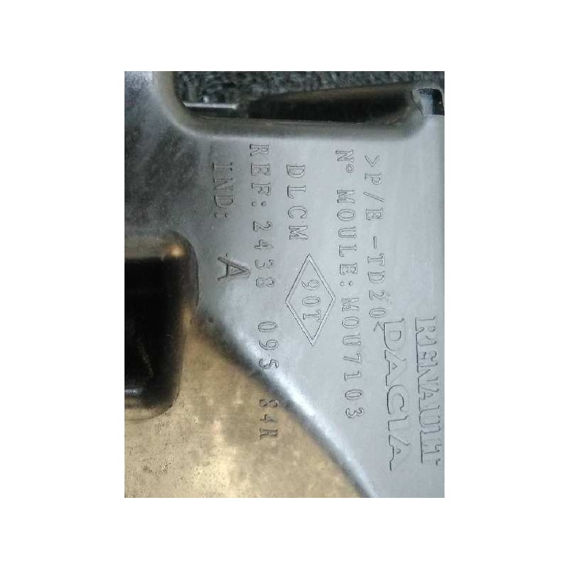 Recambio de caja reles / fusibles para dacia sandero stepway referencia OEM IAM 243809584R - Azul 6