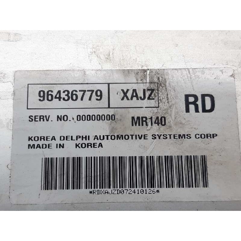 Recambio de centralita motor uce para chevrolet aveo lt referencia OEM IAM 96436779 - Negro 3