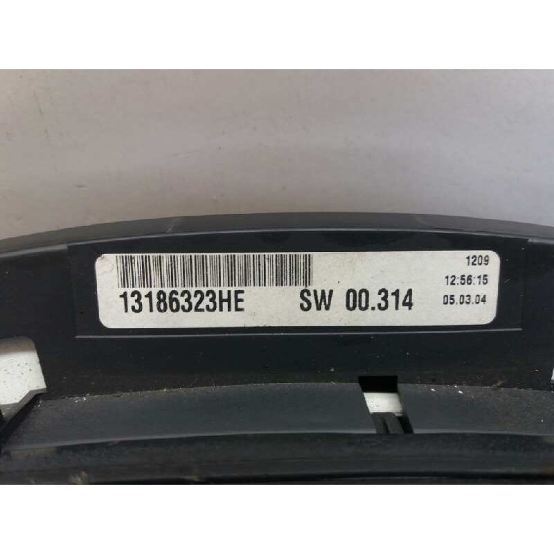 Recambio de cuadro instrumentos para opel astra h berlina enjoy referencia OEM IAM 13186323HE - Azul 4