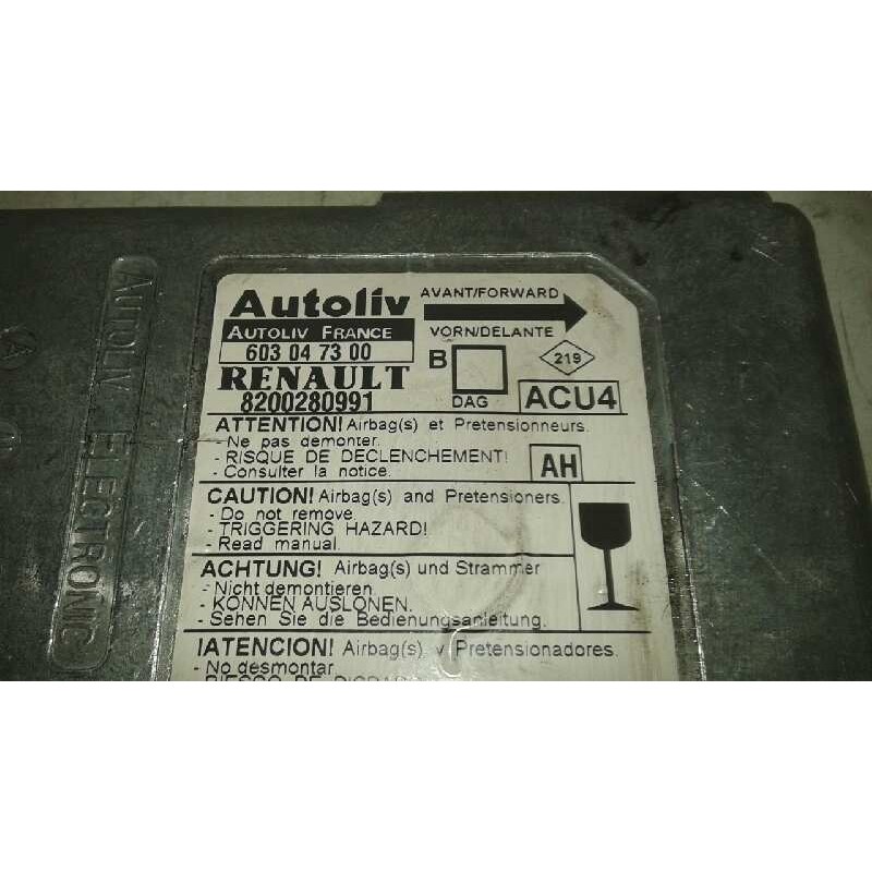Recambio de kit airbag para renault megane ii berlina 5p 1.6 16v referencia OEM IAM - Azul 2