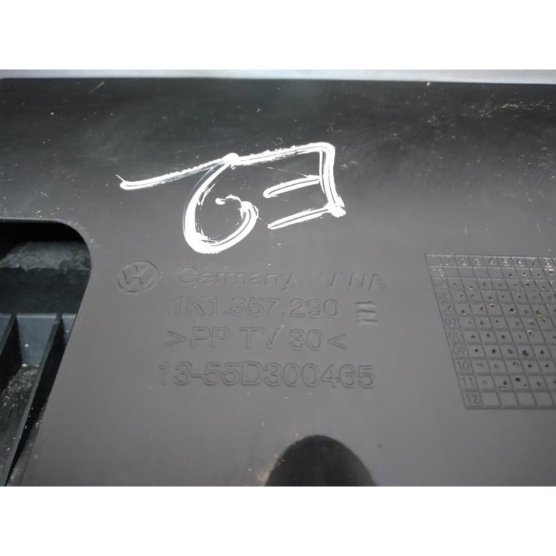 Recambio de guantera para volkswagen golf vi (5k1) gtd referencia OEM IAM 1K1857290E - Negro 3