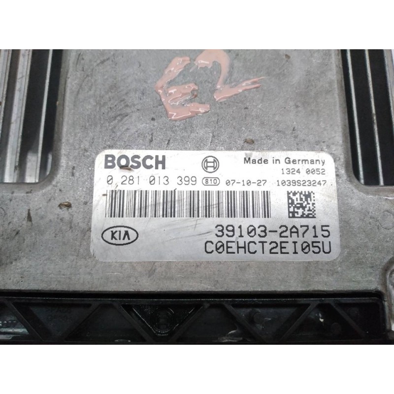 Recambio de centralita motor uce para kia pro_cee'd active referencia OEM IAM 0281013399 391032A715 BOSCH - Negro 4