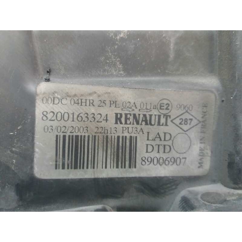 Recambio de faro derecho para renault laguna ii grandtour (kg0) dynamique luxe referencia OEM IAM 8200163324 - Gris 2