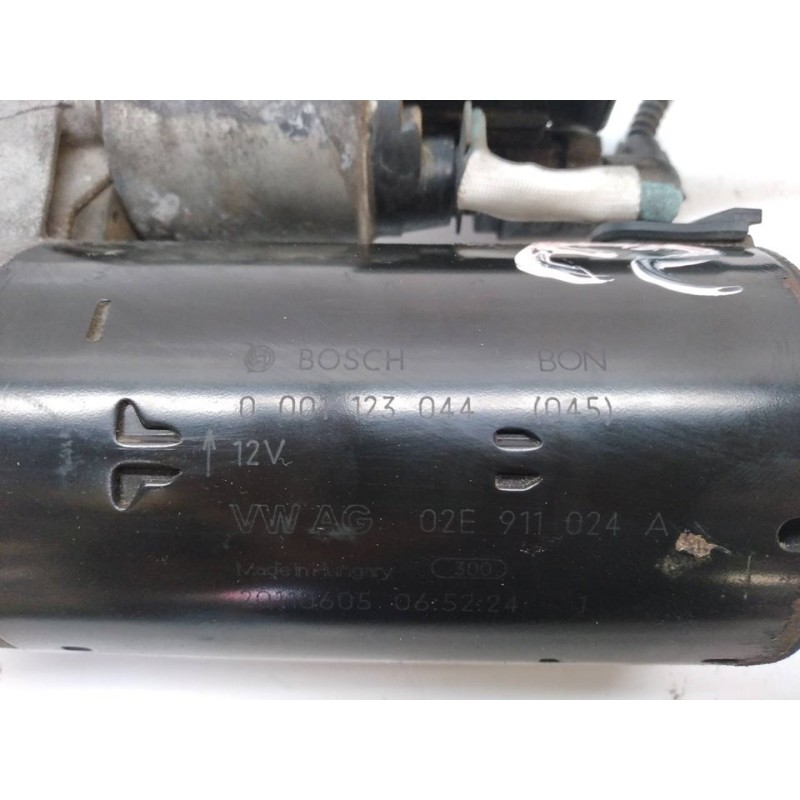 Recambio de motor arranque para volkswagen golf vi (5k1) gtd referencia OEM IAM 0001123044 02E911024A BOSCH - Negro 3