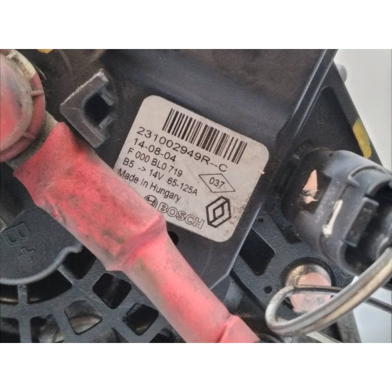 Recambio de alternador para dacia lodgy laureate referencia OEM IAM 231002949RC F000BL0719 BOSCH - Blanco 3