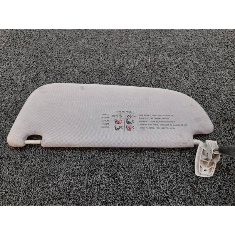 Recambio de parasol derecho para peugeot 607 (s1) pack referencia OEM IAM - Negro 4