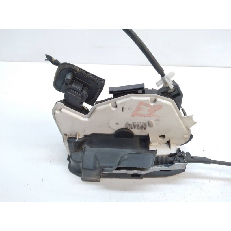 Recambio de cerradura puerta delantera derecha para volkswagen golf vi (5k1) gtd referencia OEM IAM 5K1837016B - Negro 2