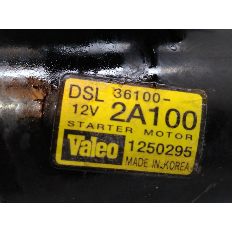 Recambio de motor arranque para kia pro_cee'd active referencia OEM IAM 361002A100 1250295 VALEO - Negro 4