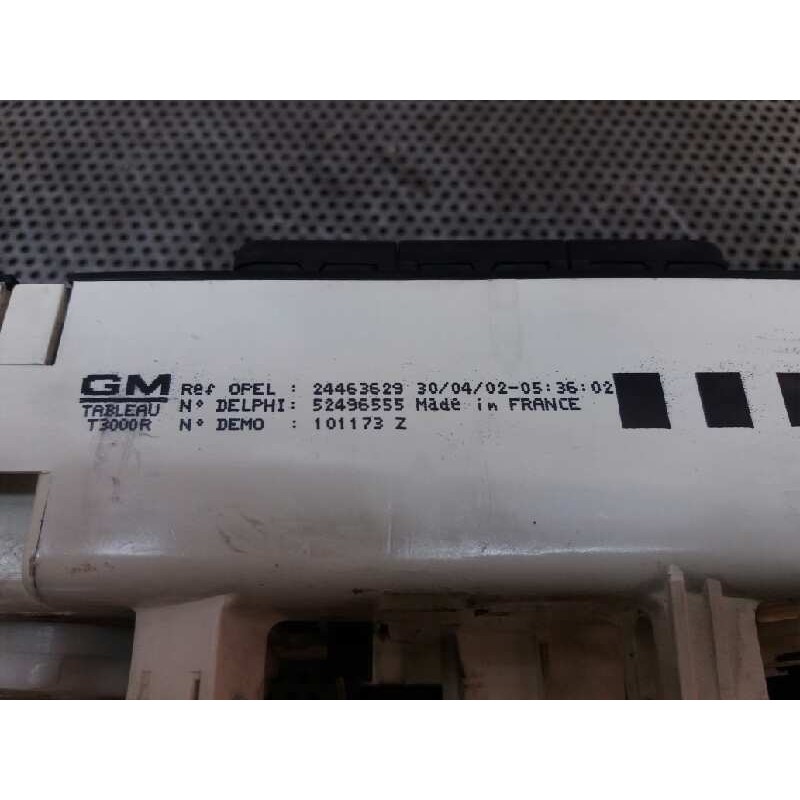 Recambio de mando calefaccion / aire acondicionado para opel astra g berlina 1.6 referencia OEM IAM 24463629 52496555 3