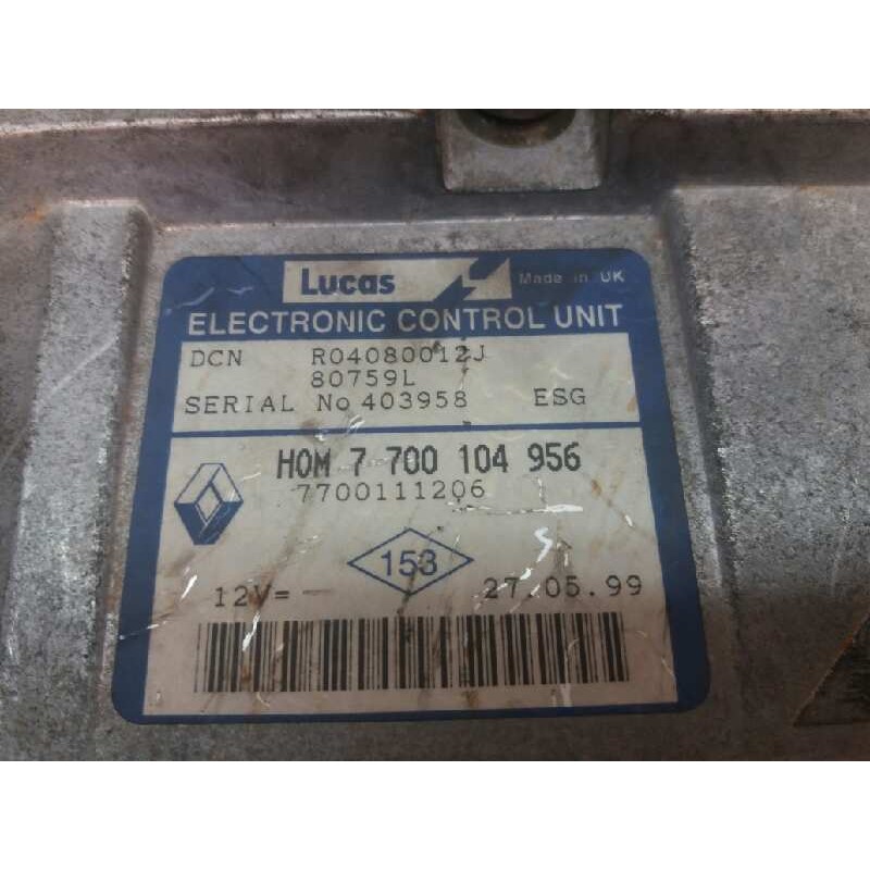 Recambio de centralita motor uce para renault kangoo (f/kc0) alize referencia OEM IAM 7700111206 7700104956 R04080012J - Verde 2
