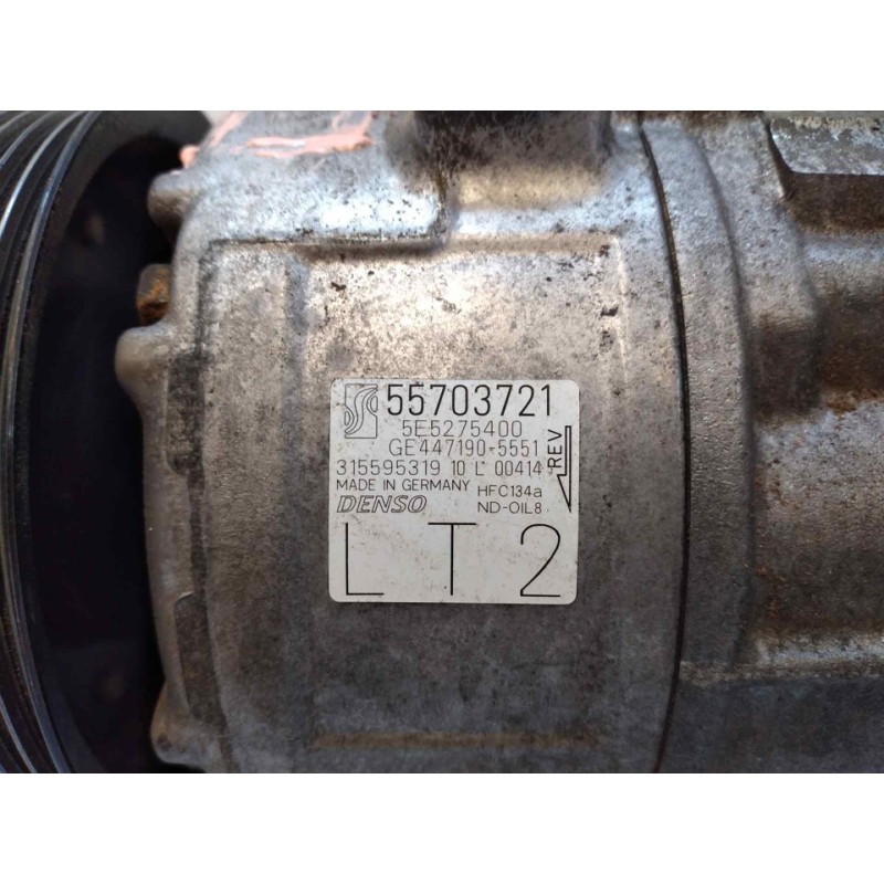 Recambio de compresor aire acondicionado para opel corsa d cosmo referencia OEM IAM 55703721 315595319 DENSO 3