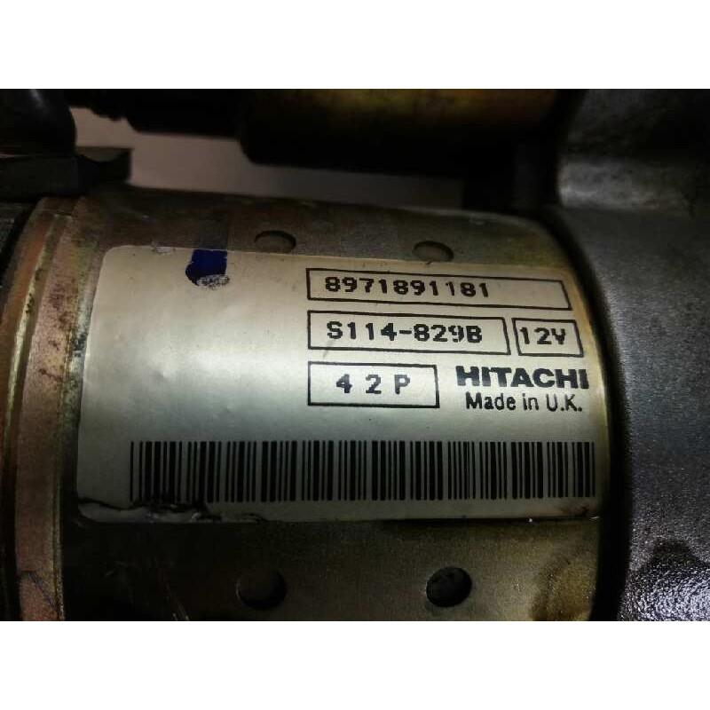 Recambio de motor arranque para opel astra h berlina enjoy referencia OEM IAM 8971891181 S114829B HITACHI - Azul 5