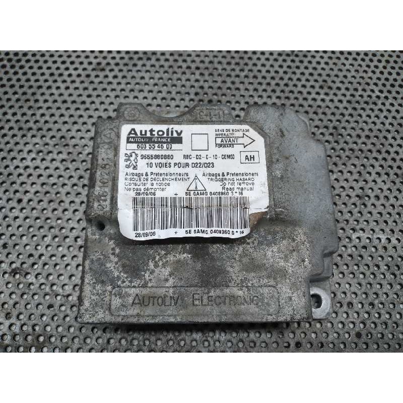 Recambio de centralita airbag para peugeot 407 st confort referencia OEM IAM 603554600 9655880880 