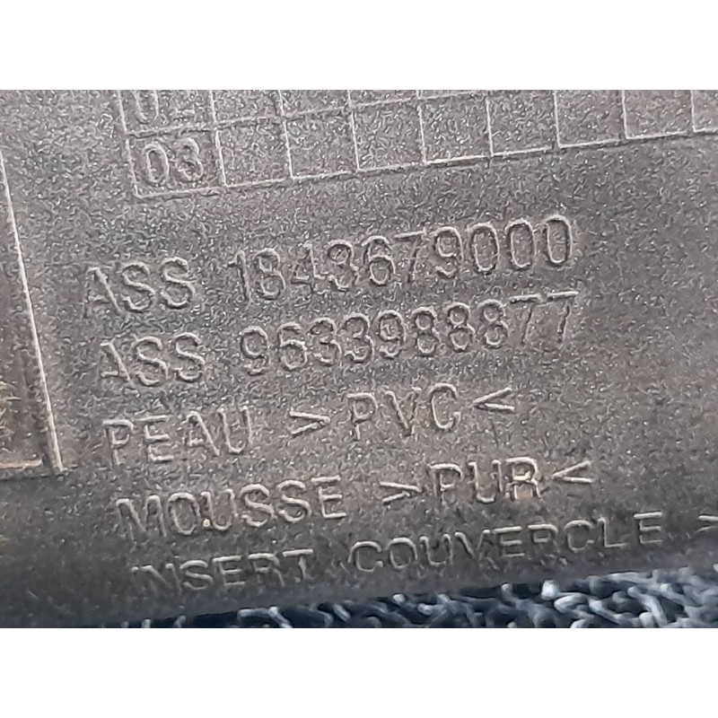 Recambio de guantera para peugeot 607 (s1) pack referencia OEM IAM 1843679000 9633988877 - Negro 3