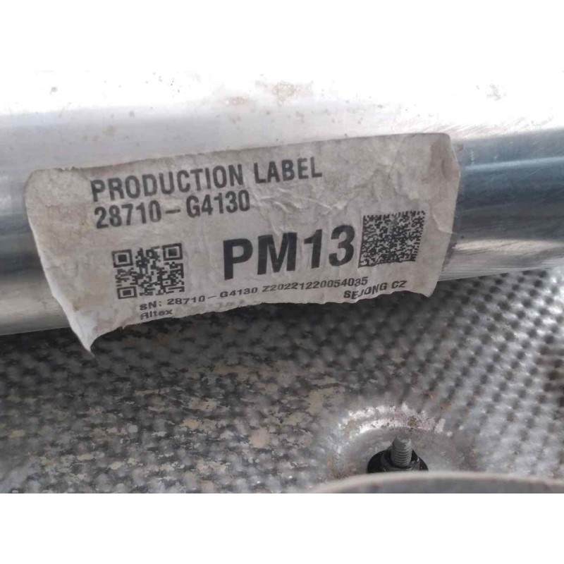 Recambio de tubo escape trasero para hyundai i30 (pd) n line 30 aniversario referencia OEM IAM 4