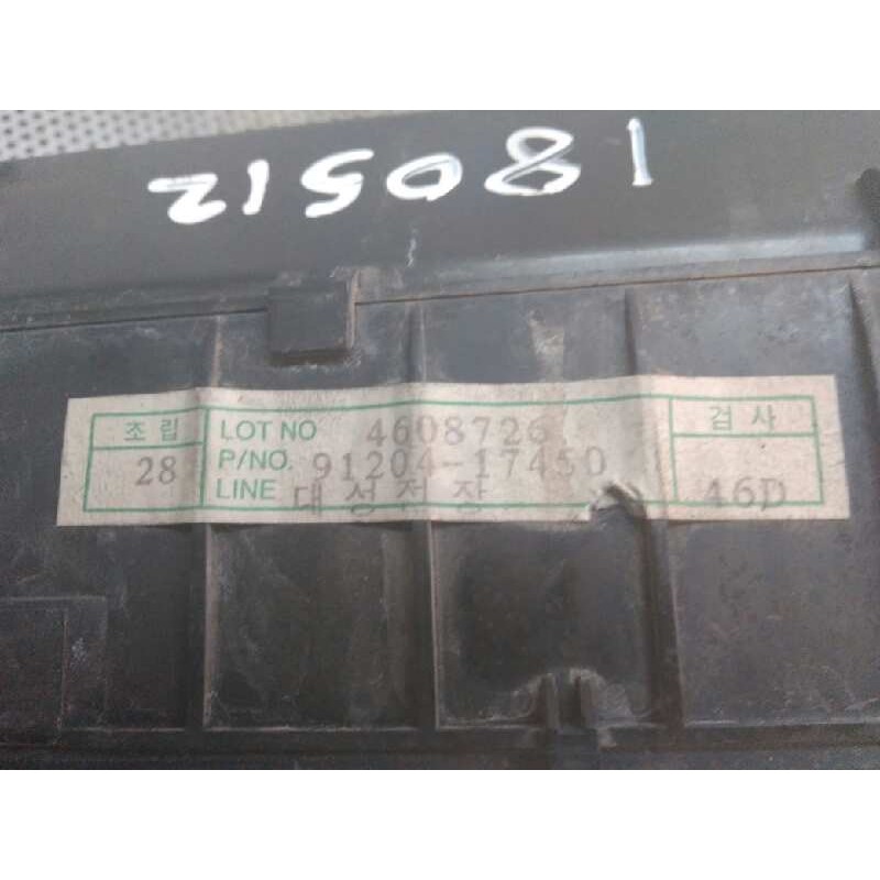 Recambio de caja reles / fusibles para hyundai matrix (fc) 1.5 crdi gls referencia OEM IAM 9120417450 4608726 - Verde 3