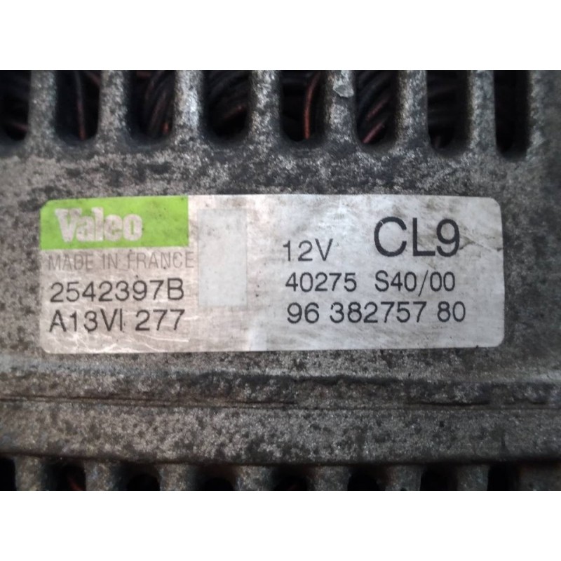 Recambio de alternador para peugeot 206 berlina xt referencia OEM IAM 9638275780 2542397B - Verde 6