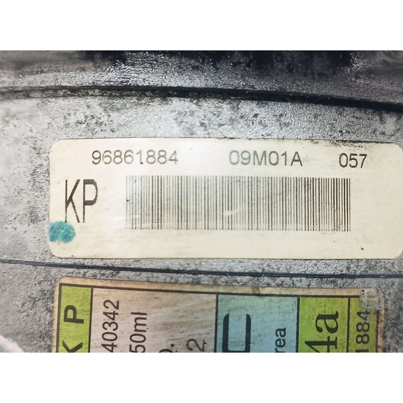 Recambio de compresor aire acondicionado para chevrolet captiva 2.0 vcdi ls referencia OEM IAM 96861884 - Negro 2