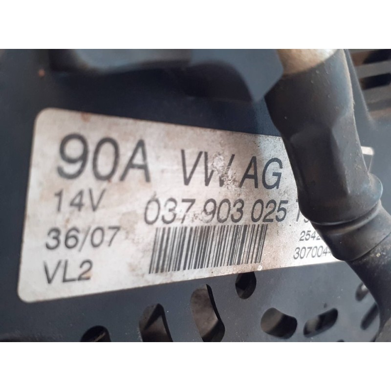 Recambio de alternador para seat ibiza (6l1) fresh referencia OEM IAM 037903025T - Negro 2
