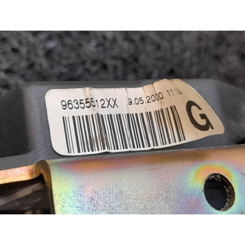 Recambio de cinturon seguridad delantero izquierdo para peugeot 607 (s1) pack referencia OEM IAM 96355512XX - Negro 2