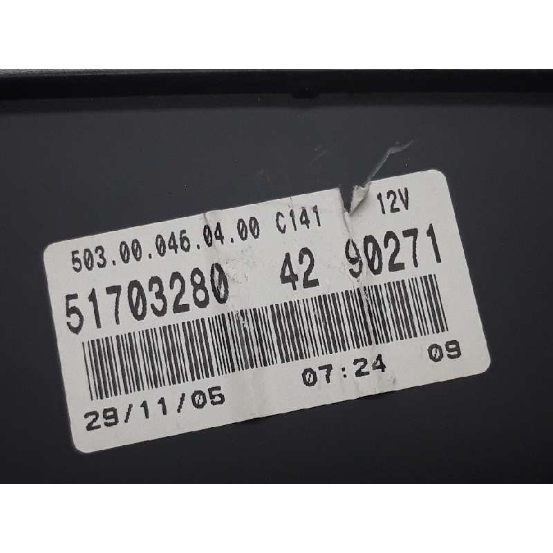 Recambio de cuadro instrumentos para fiat punto berlina (188) 1.3 jtd classic referencia OEM IAM 517032804290271 - Gris 4