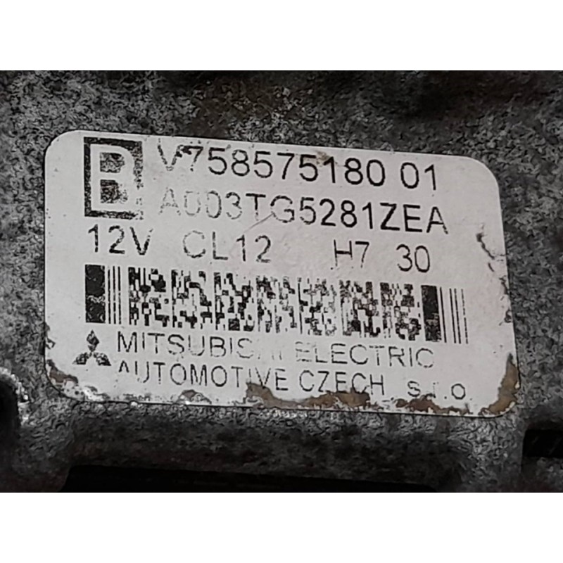 Recambio de alternador para peugeot 207 sport referencia OEM IAM V758575180 A003TG5281ZEA 5
