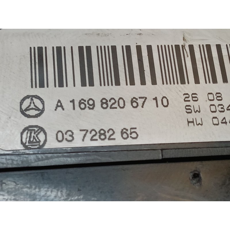 Recambio de mando elevalunas delantero izquierdo para mercedes-benz clase b (w245) 200 cdi (245.208) referencia OEM IAM A1698206 2