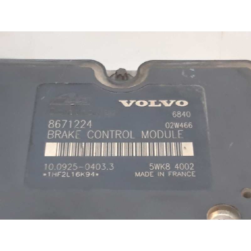 Recambio de abs para volvo s80 berlina d5 referencia OEM IAM 8671224 10092504033 10020403684 2