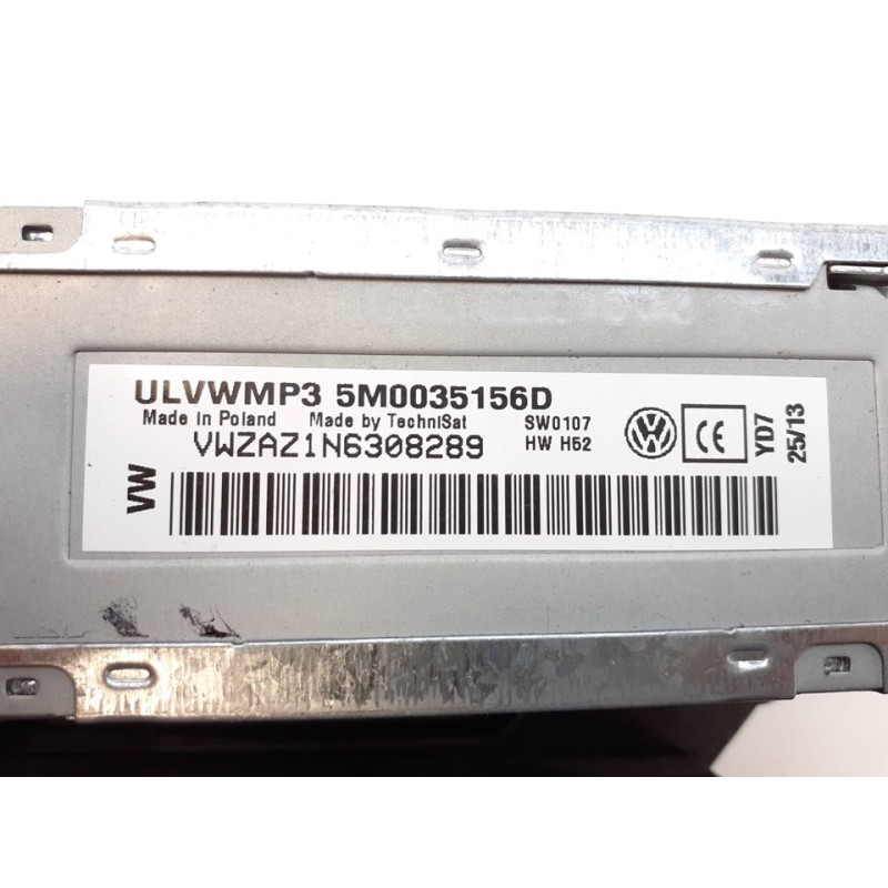 Recambio de sistema audio / radio cd para volkswagen polo (6r1) advance referencia OEM IAM 5M0035156D 3
