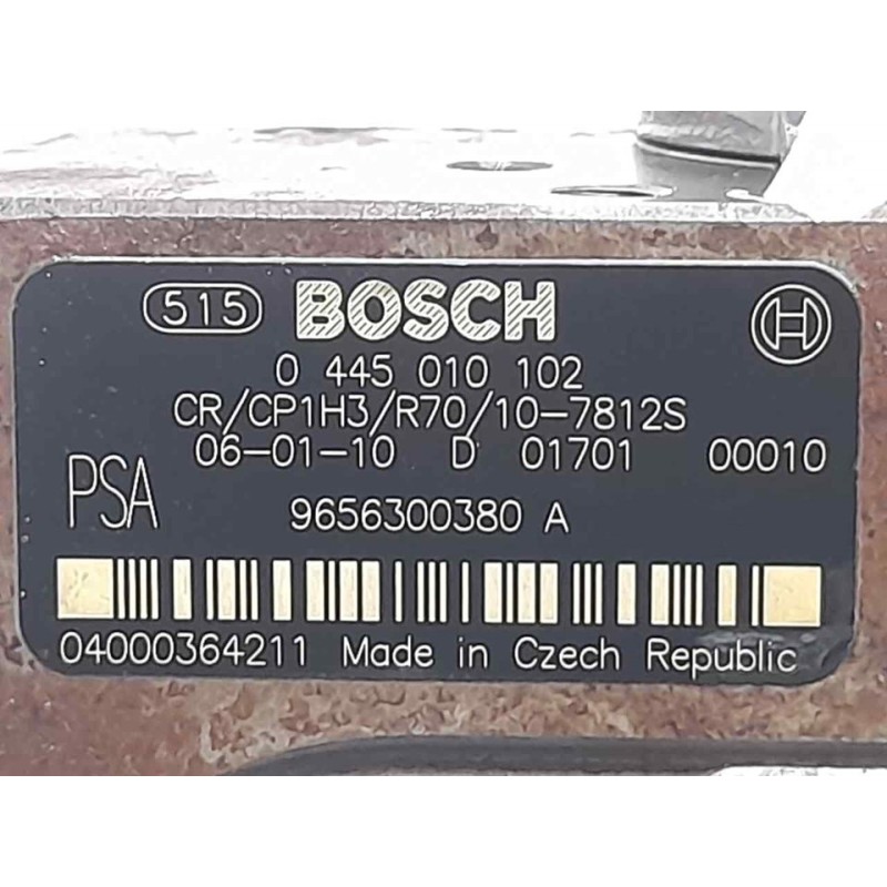 Recambio de bomba inyeccion para ford focus sportbreak (cap) trend referencia OEM IAM 0445010102 9656300380 BOSCH 5